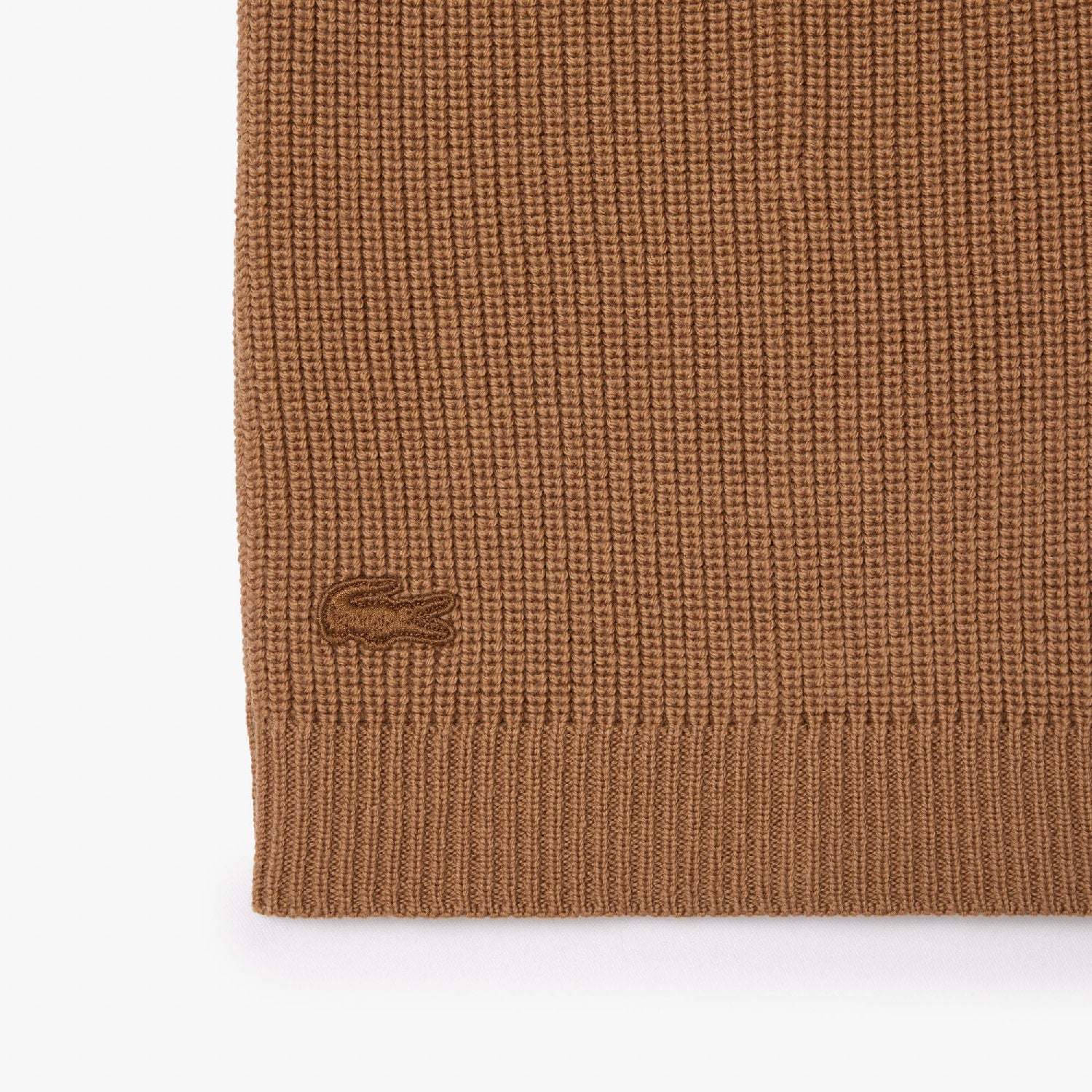 Cagoule côtelée à visière en laine - Cookie