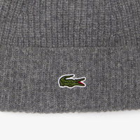 Bonnet cardée côtelée en laine - Agate Chiné