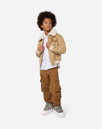 Varsity blouson - Beige