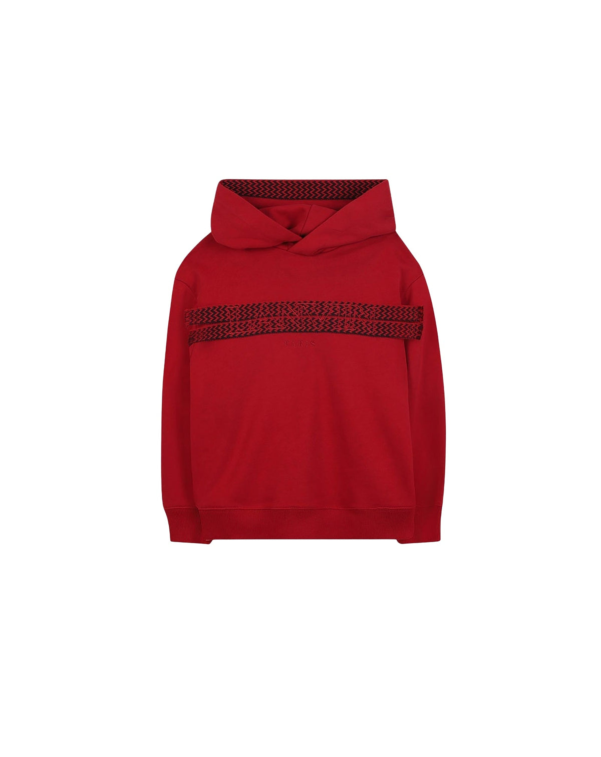 Curb lace hoody - Rouge