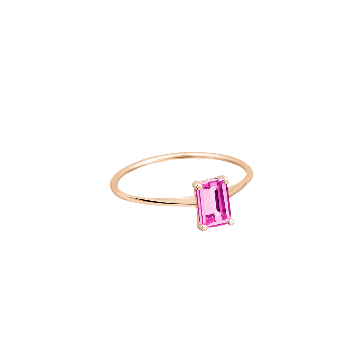 Midnight & Cocktail ring in 18-carat rose gold and topaz - Rose