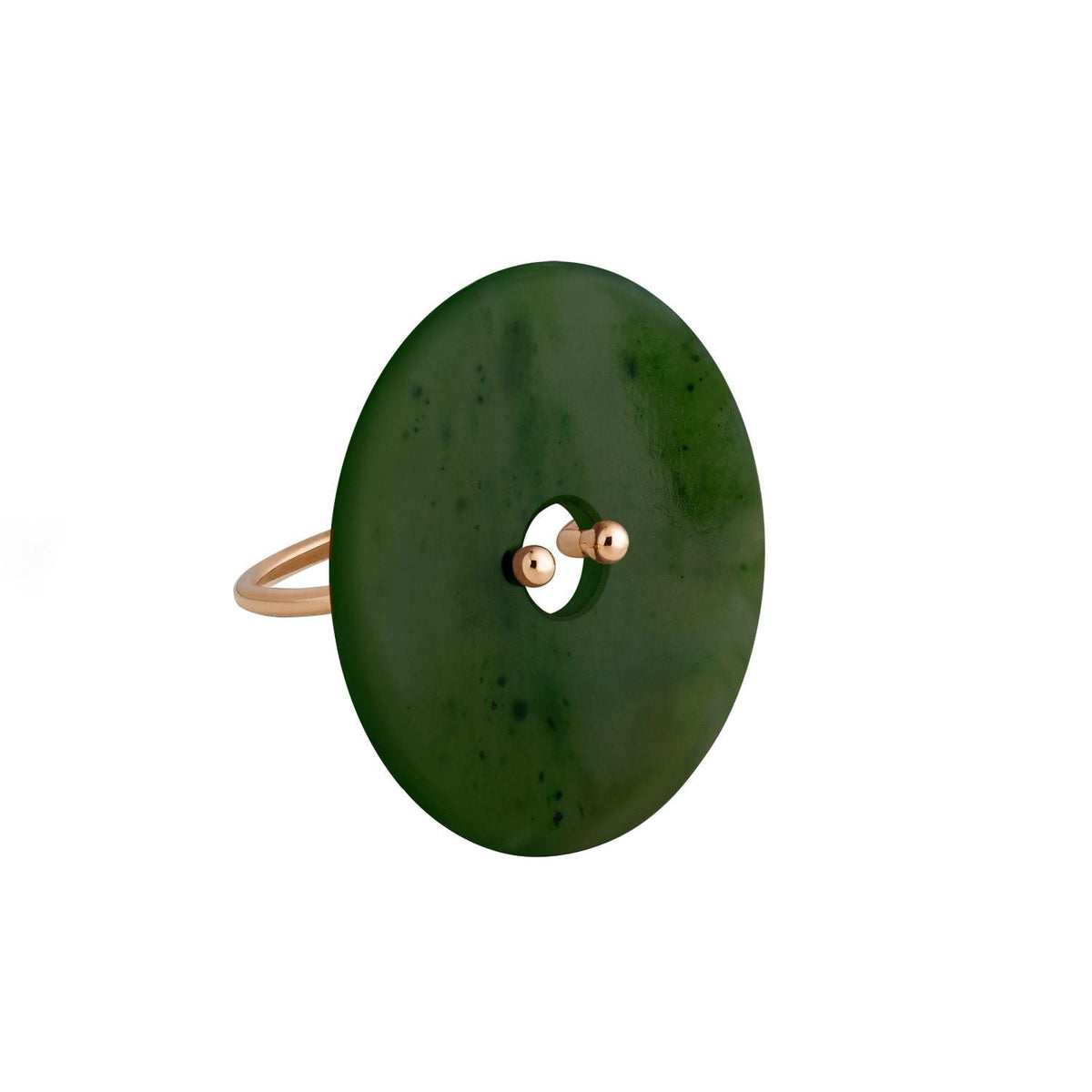 large donut jade ring
