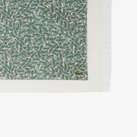Foulard imprimé - Vert & Farine