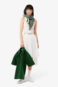 Foulard imprimé - Vert & Farine