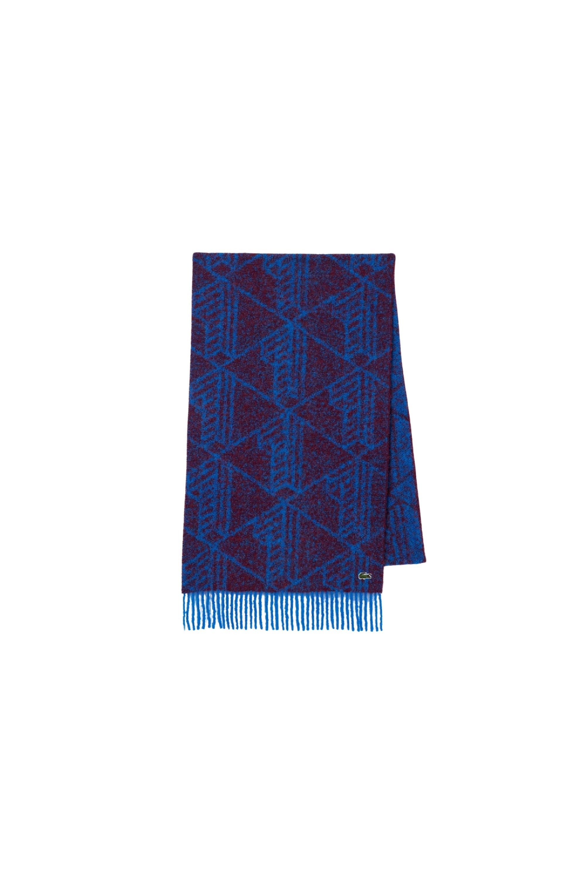 Écharpe monogramme en jacquard de laine - Hilo & Zin