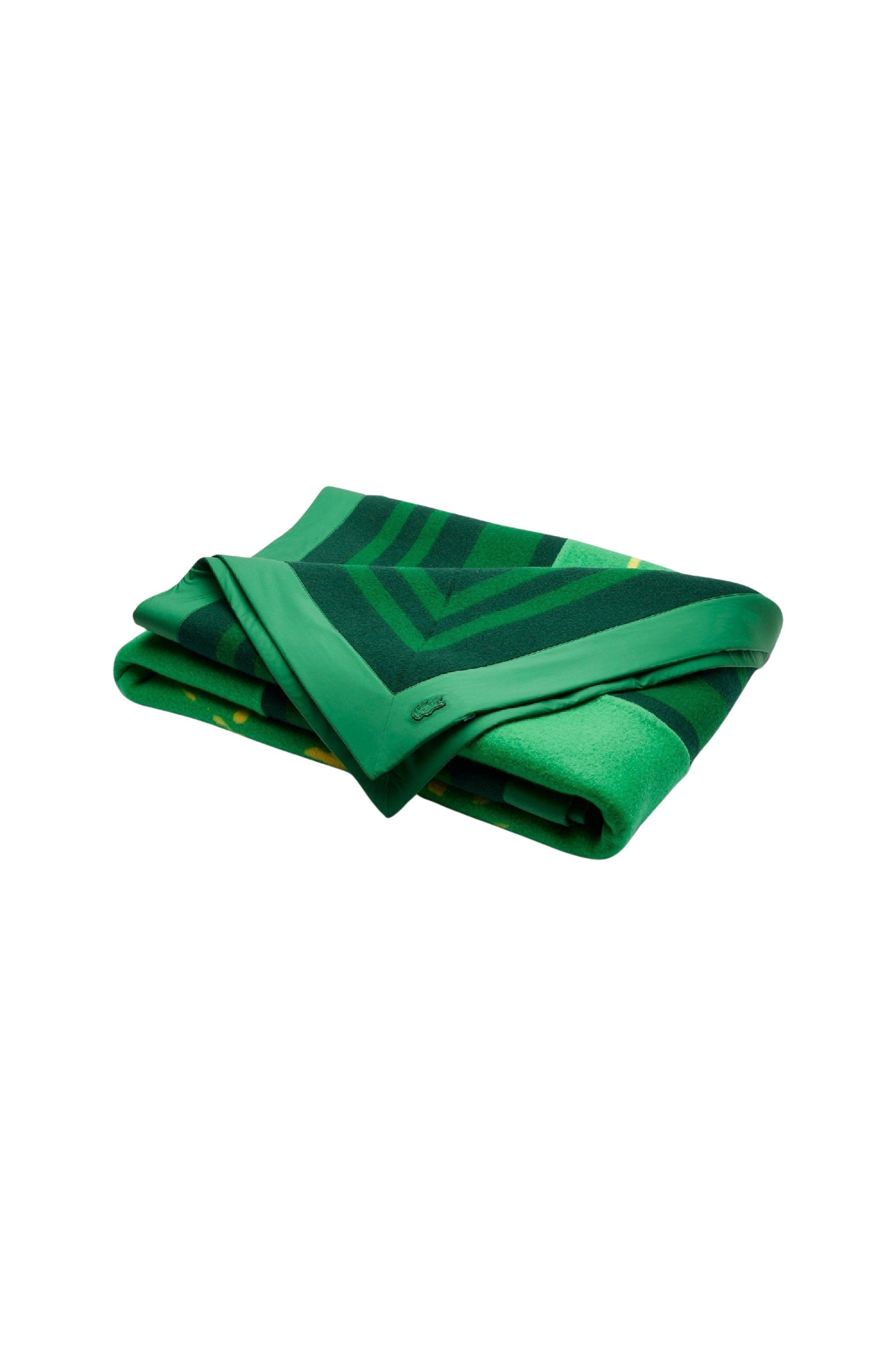 Plaid imprimé en laine - Vert & Limeira