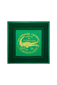 Plaid imprimé en laine - Vert & Limeira