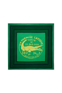 Plaid imprimé en laine - Vert & Limeira