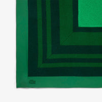 Plaid imprimé en laine - Vert & Limeira