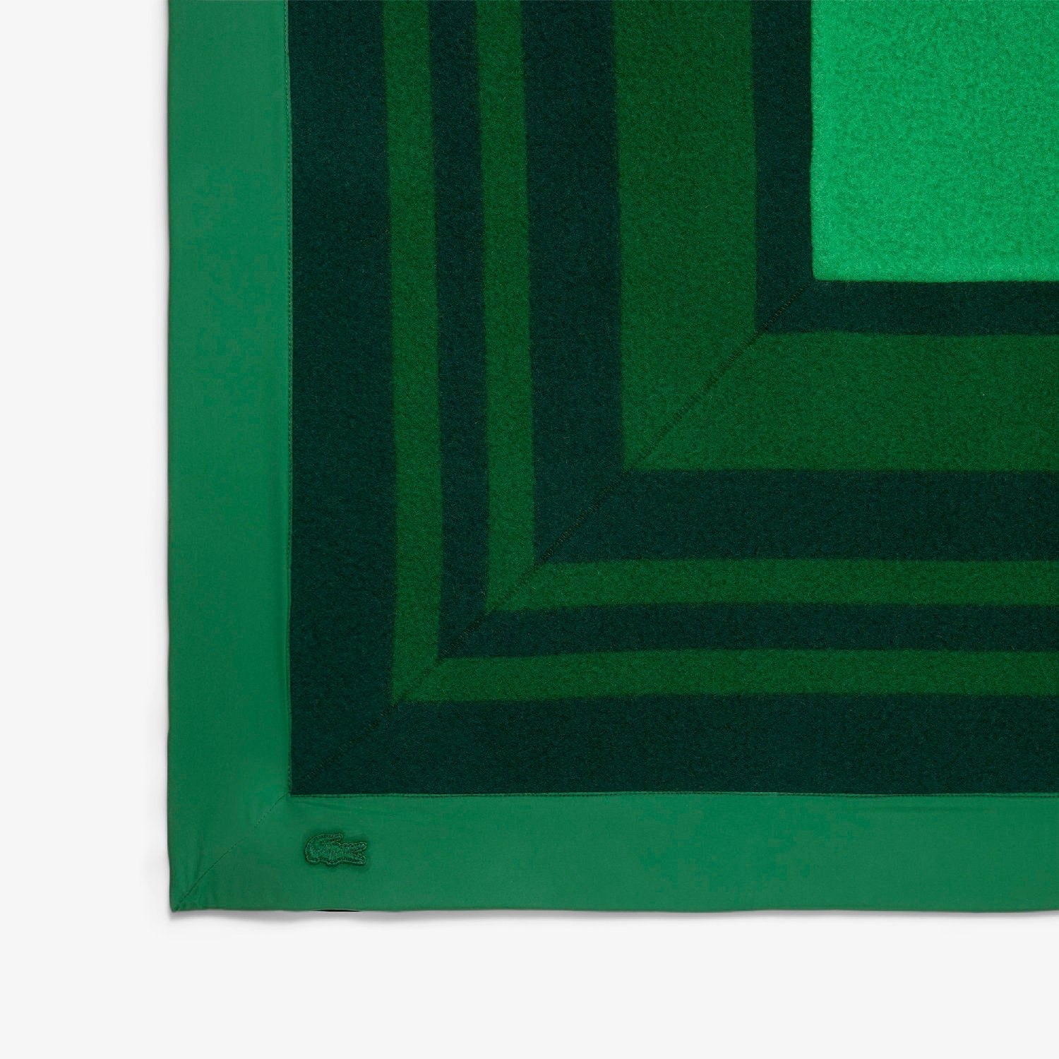 Plaid imprimé en laine - Vert & Limeira