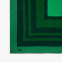 Plaid imprimé en laine - Vert & Limeira