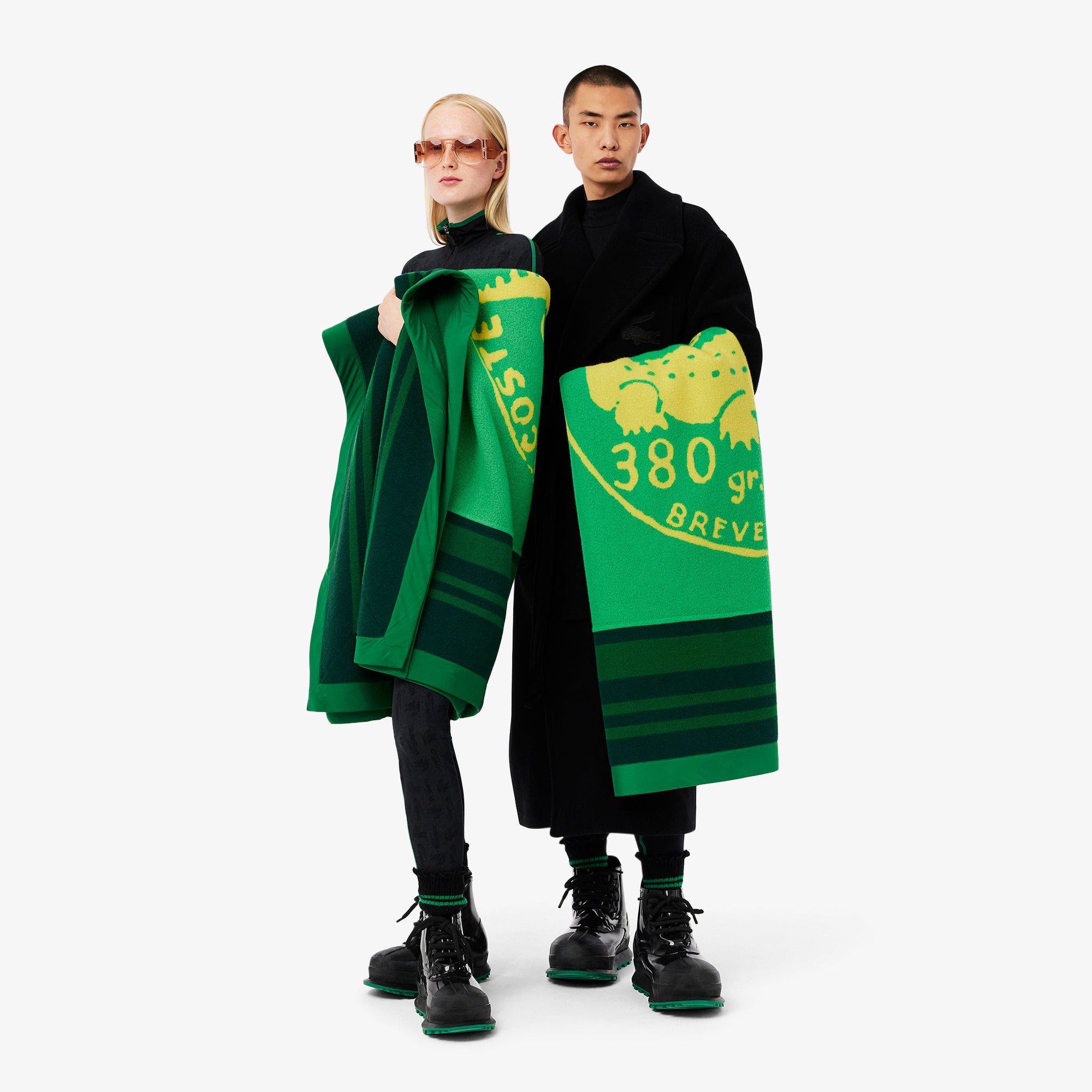 Echarpe - Vert & Limeira-Fluorine-Jau