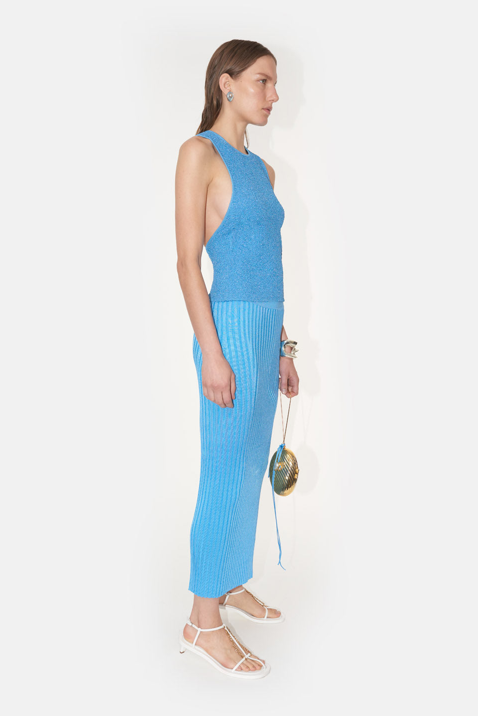 Rhea Skirt - Electric Blue