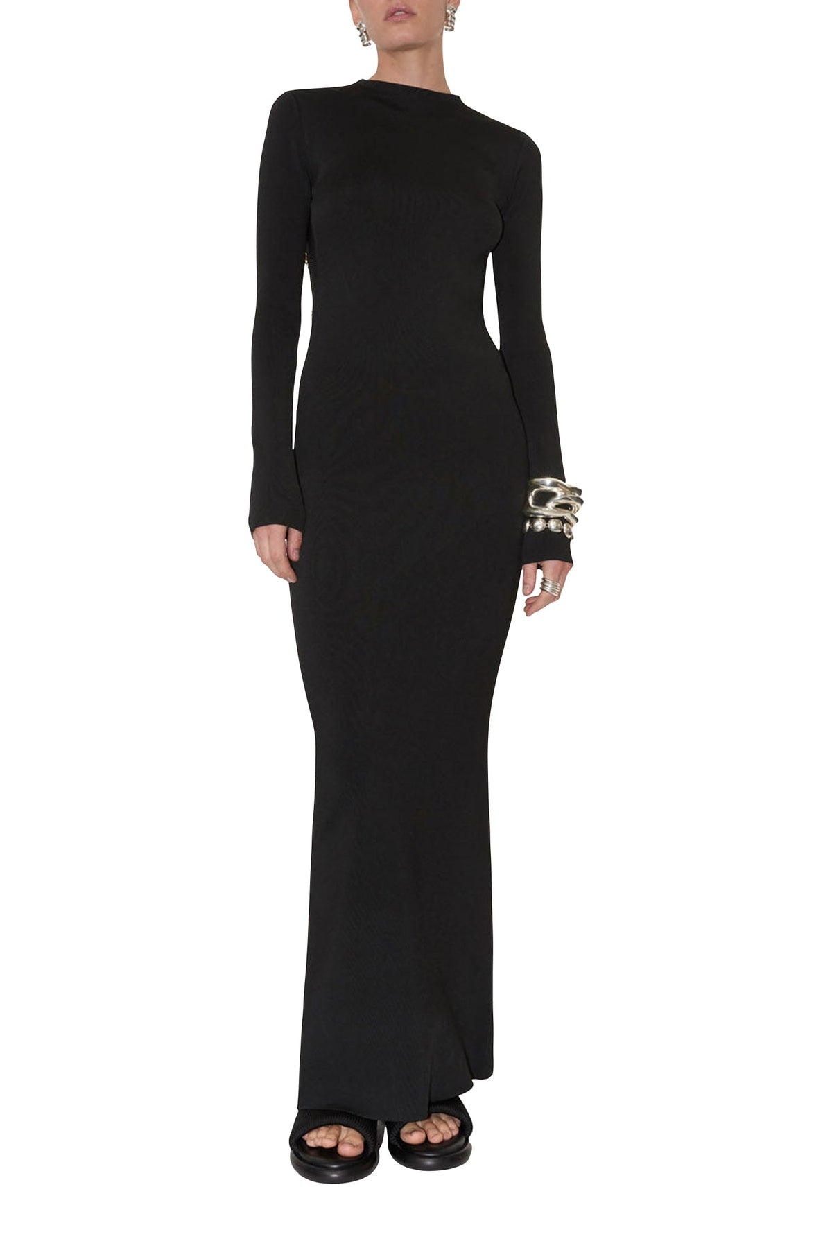 Athena Pearl Dress - Black