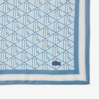 Monogrammed printed scarf - Panorama Cristalline