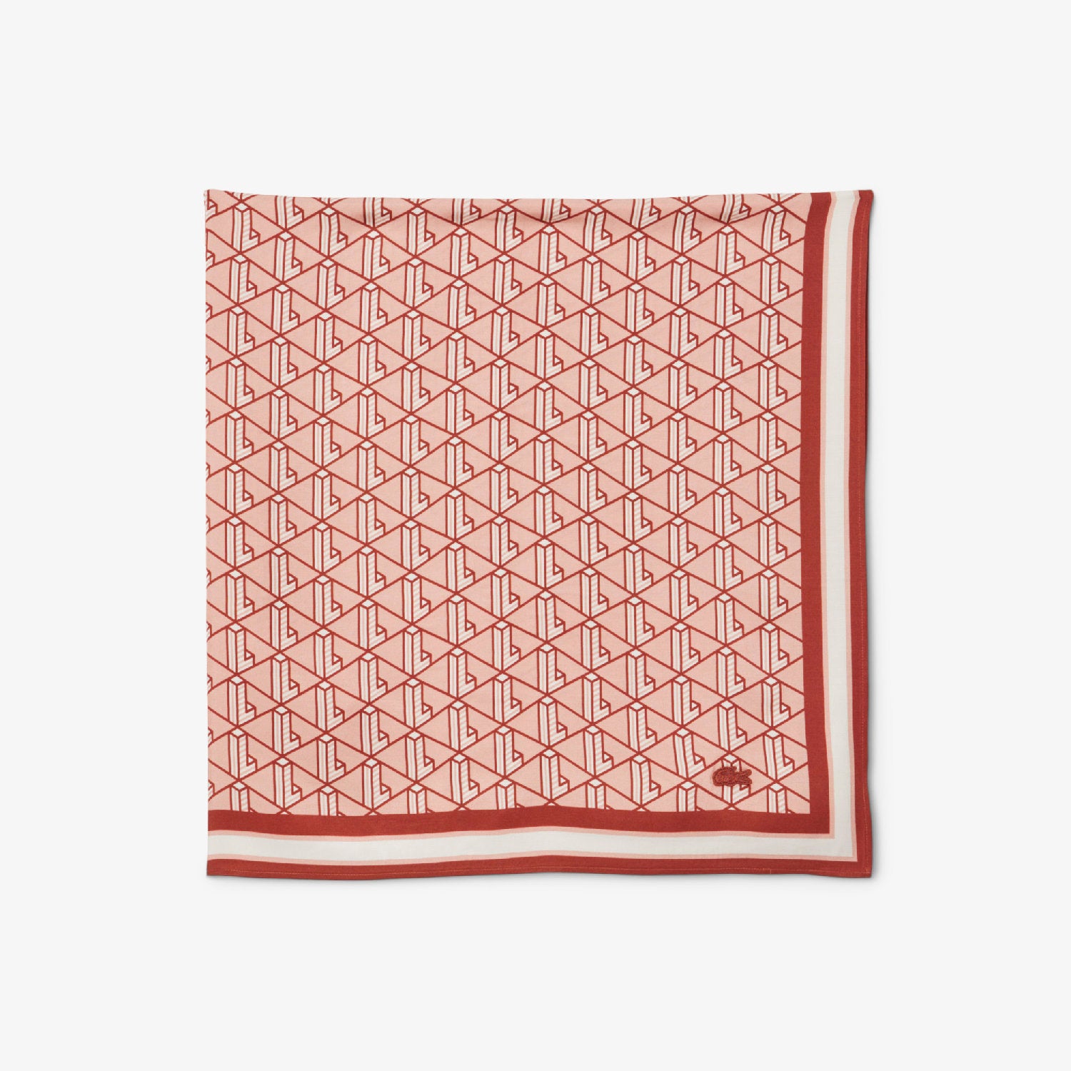 Foulard imprimé monogramme - Latte & Cristalline
