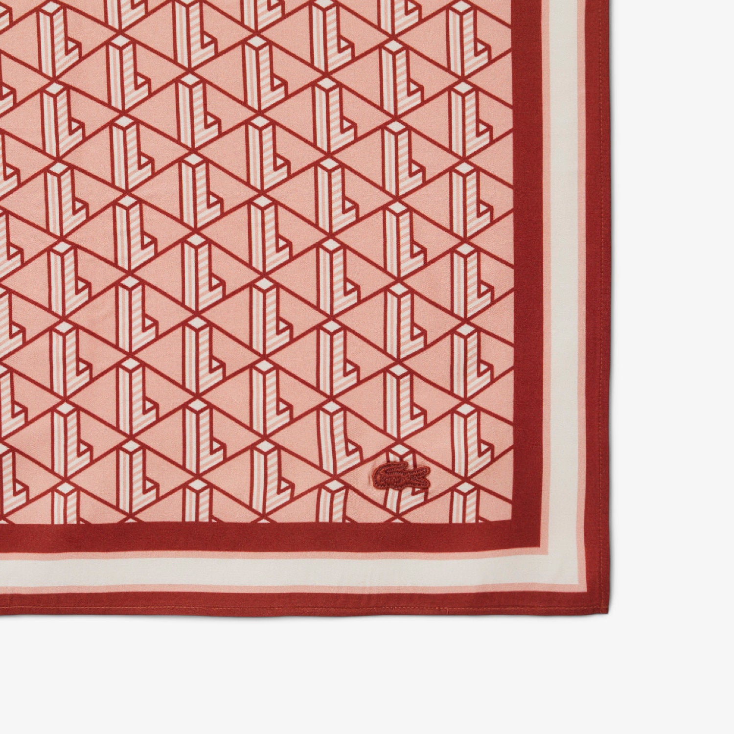 Foulard imprimé monogramme - Latte & Cristalline