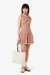Foulard imprimé monogramme - Latte & Cristalline