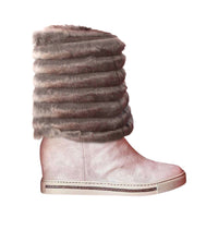 Bottes 60 en daim - Grigio & Diamond