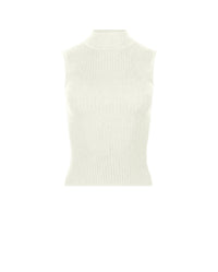 Maille Solo sans manche - Moon Blanc