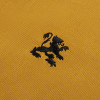 Chemise à logo brodé en velours - Jaune