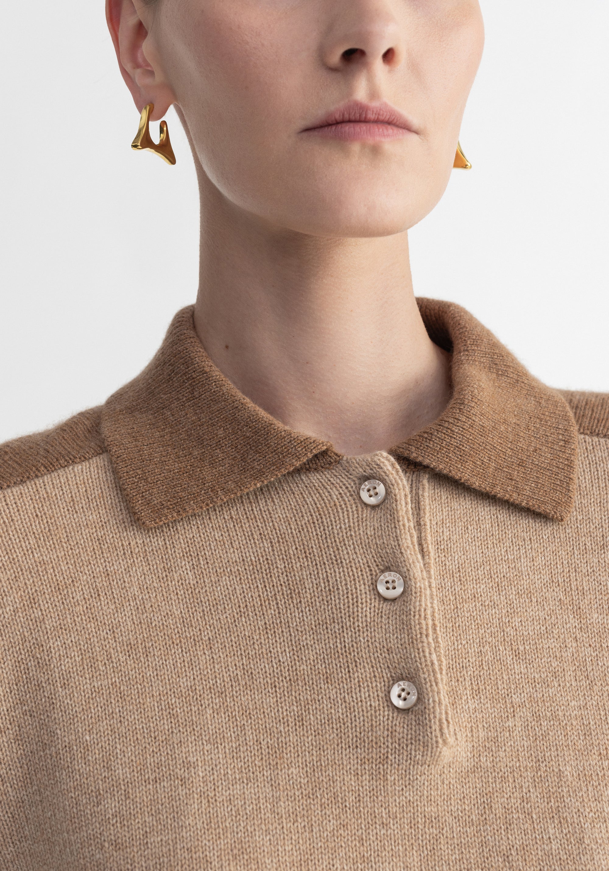 Pull Regina en cachemire - Oatmeal