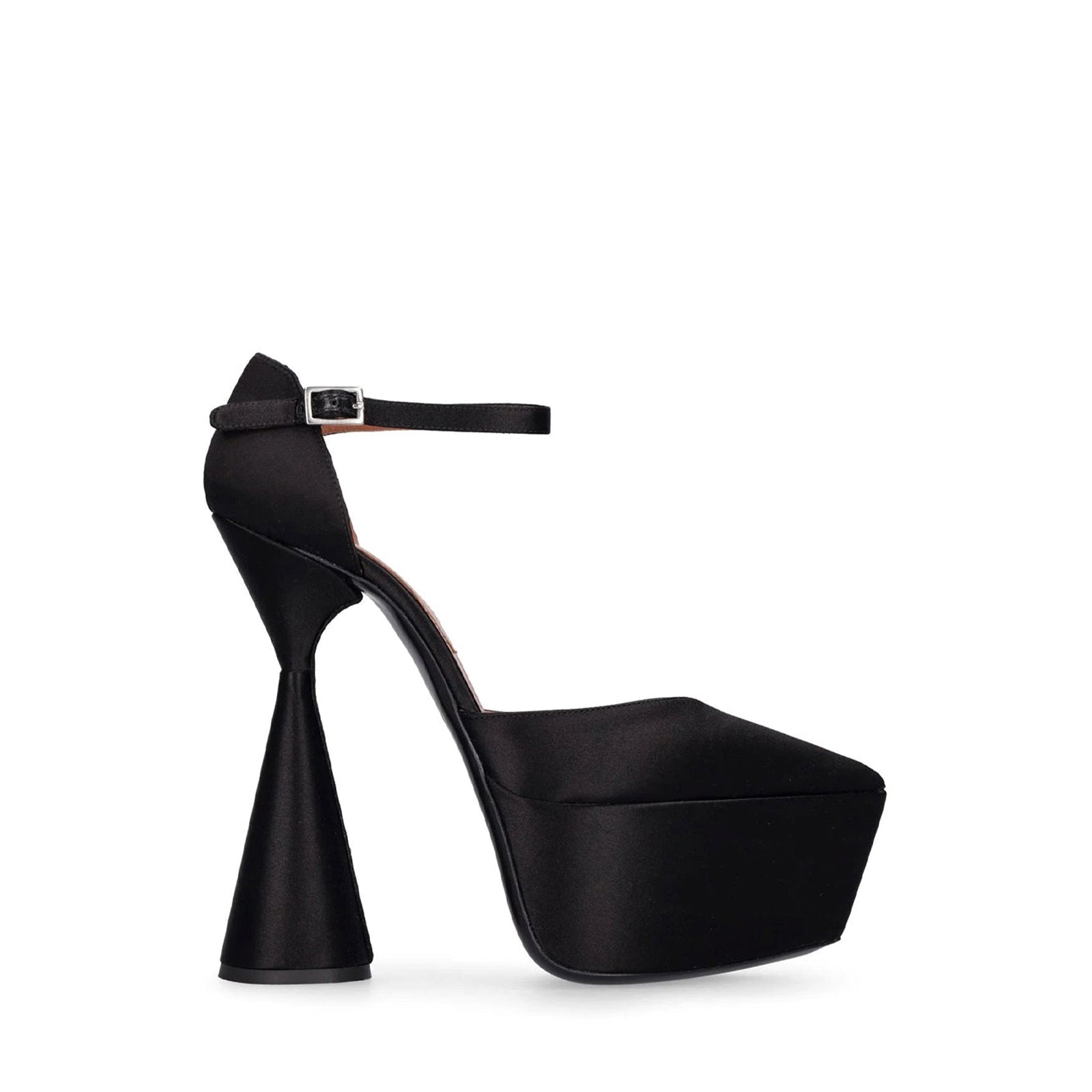 Reign 150 sandals - Black satin