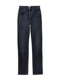 Pantalon coupe régulière en denim - Vintage Black