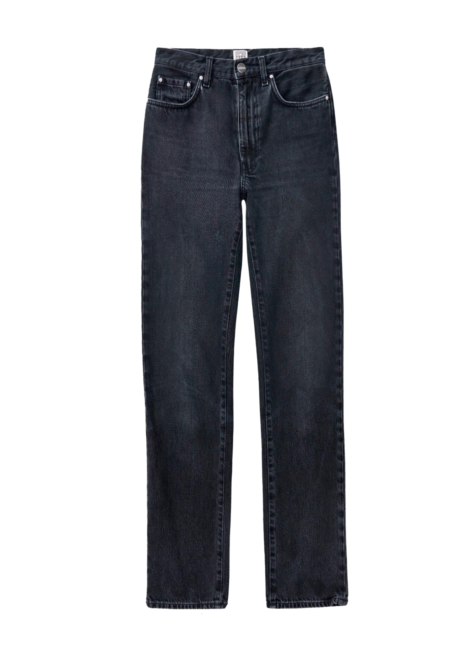 Pantalon coupe régulière en denim - Vintage Black