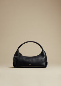 Remi hobo in leather - Black