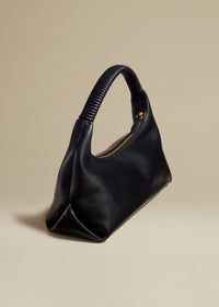 Remi hobo in leather - Black