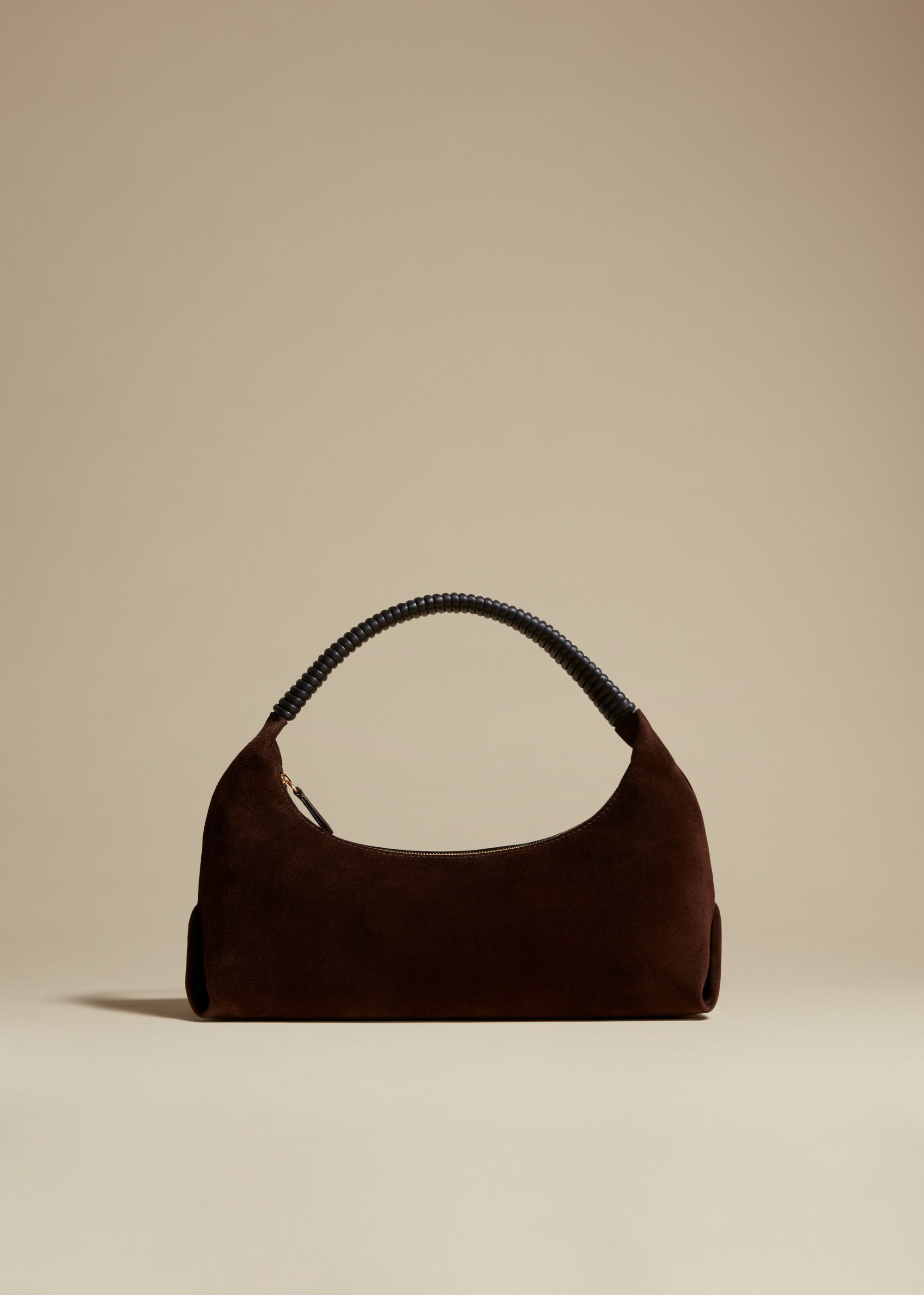 Remi hobo in leather - Coffee