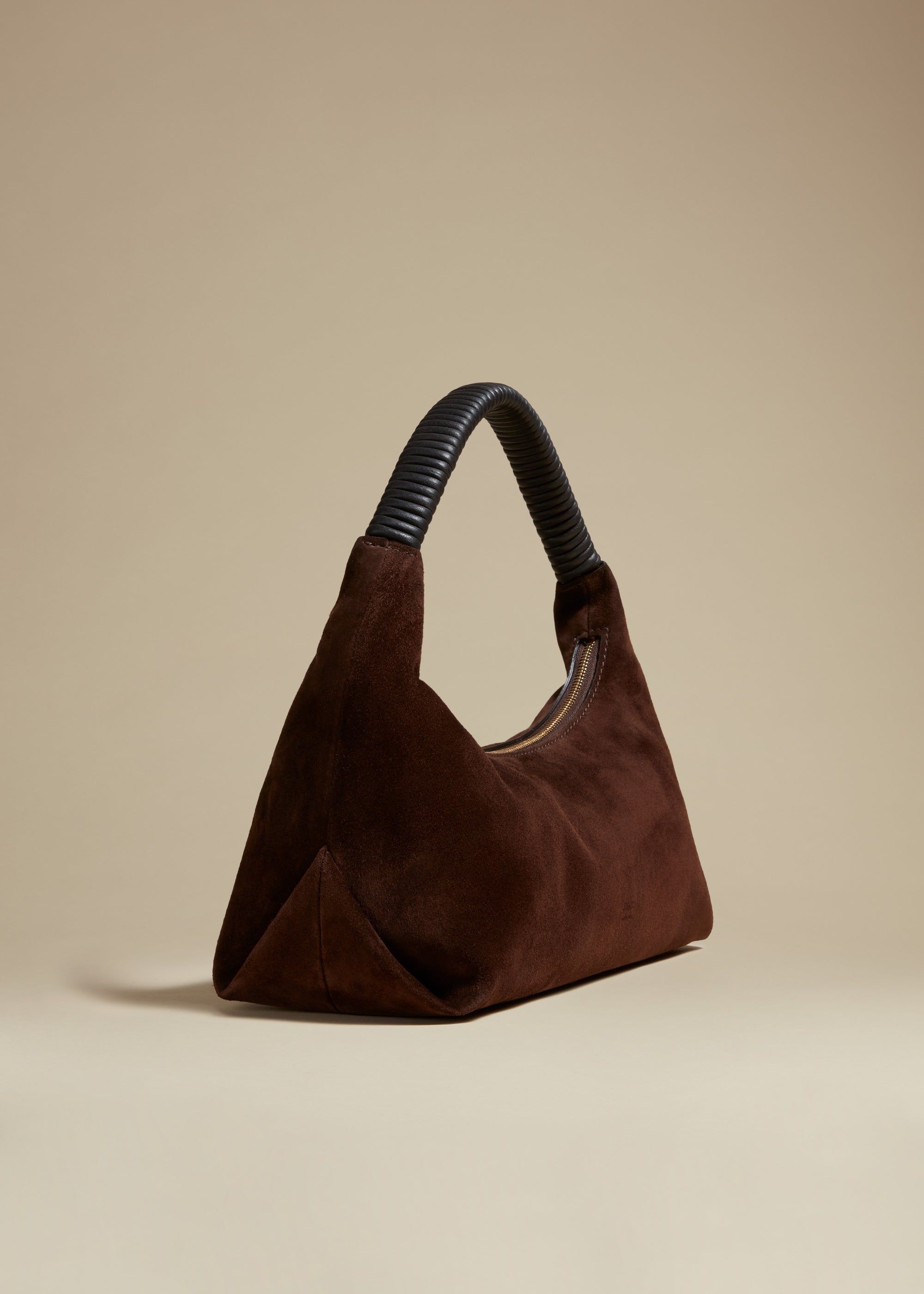 Remi hobo in leather - Coffee