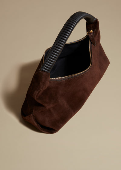 Remi hobo in leather - Coffee