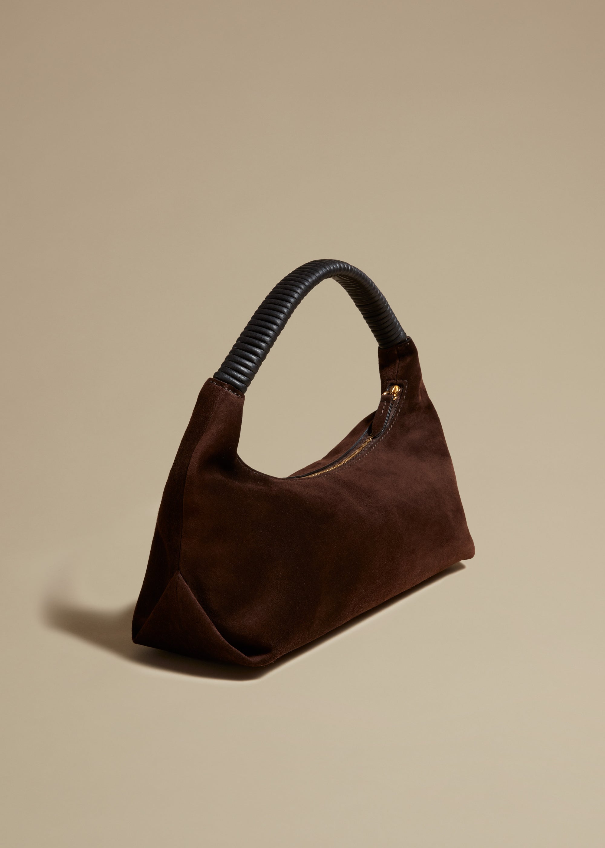 Remi hobo in leather - Coffee