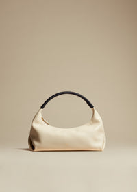 Remi hobo in leather - Cream