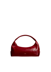 Remi hobo in leather - Rouge Red