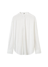 Chemisier long fluide - White
