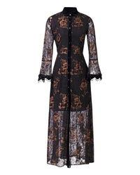 Robe Resonance en dentelle - Copper
