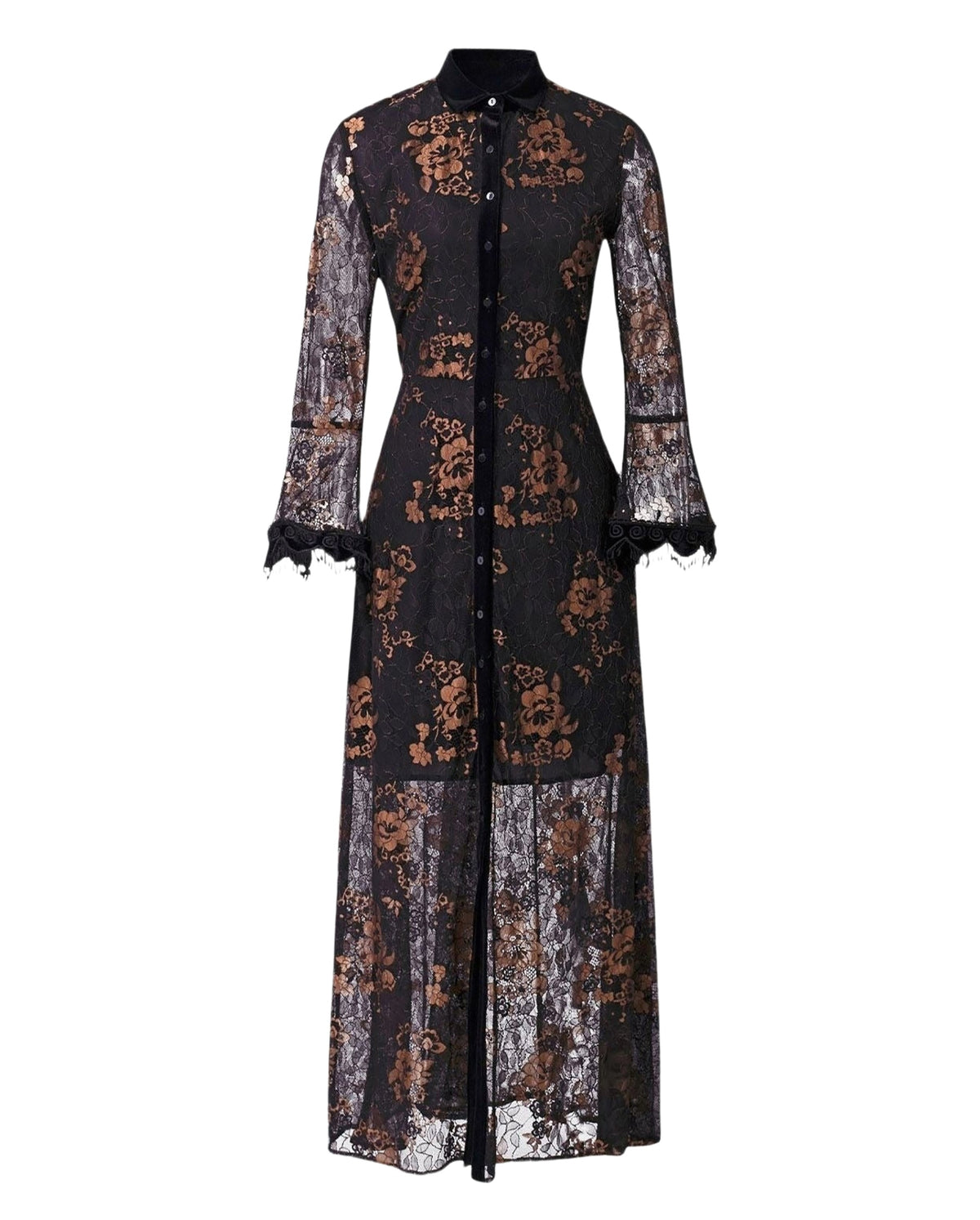 Resonance lace dress - Copper