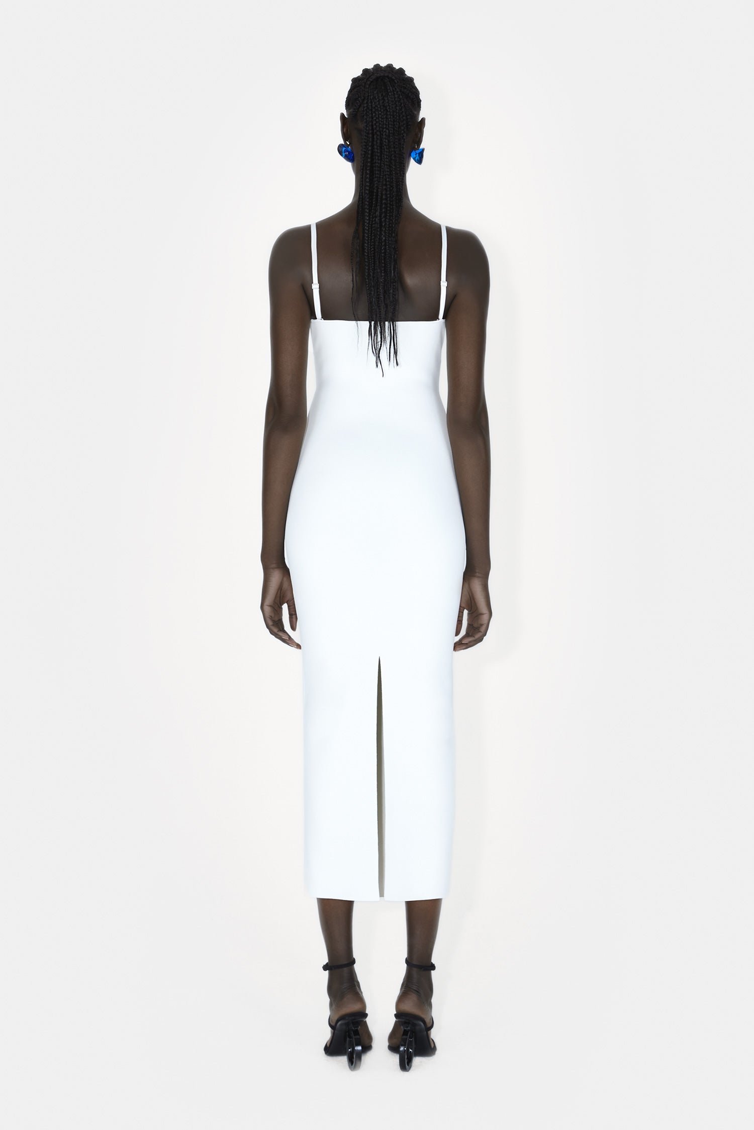 Sculpted Spiral dress - Pearl