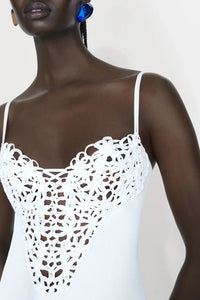 Sculpted Spiral dress - Pearl