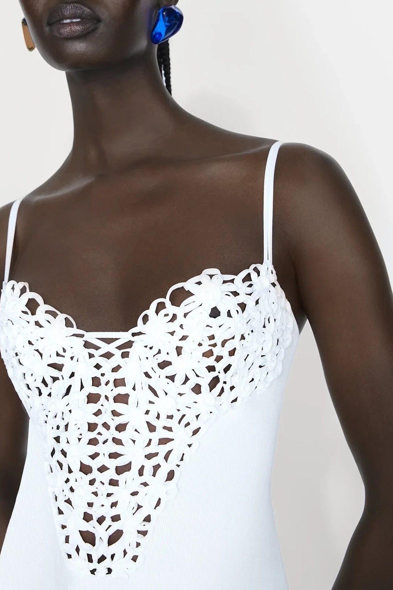 Sculpted Spiral dress - Pearl