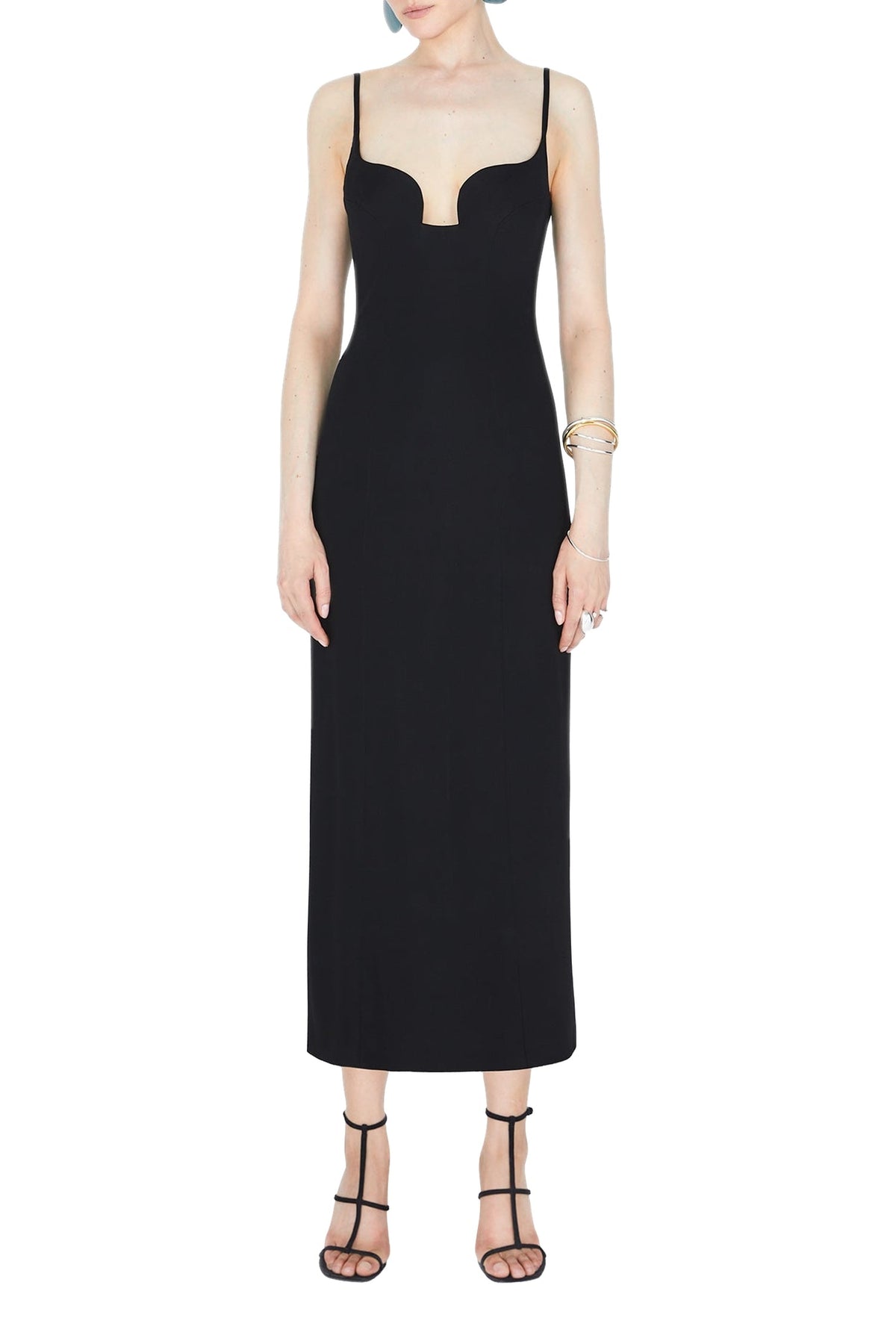 Nouveau Bustier Dress - Black