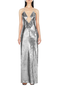 Robe Kite à découpes - Silver