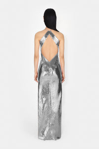 Robe Kite à découpes - Silver
