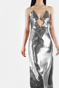 Robe Kite à découpes - Silver