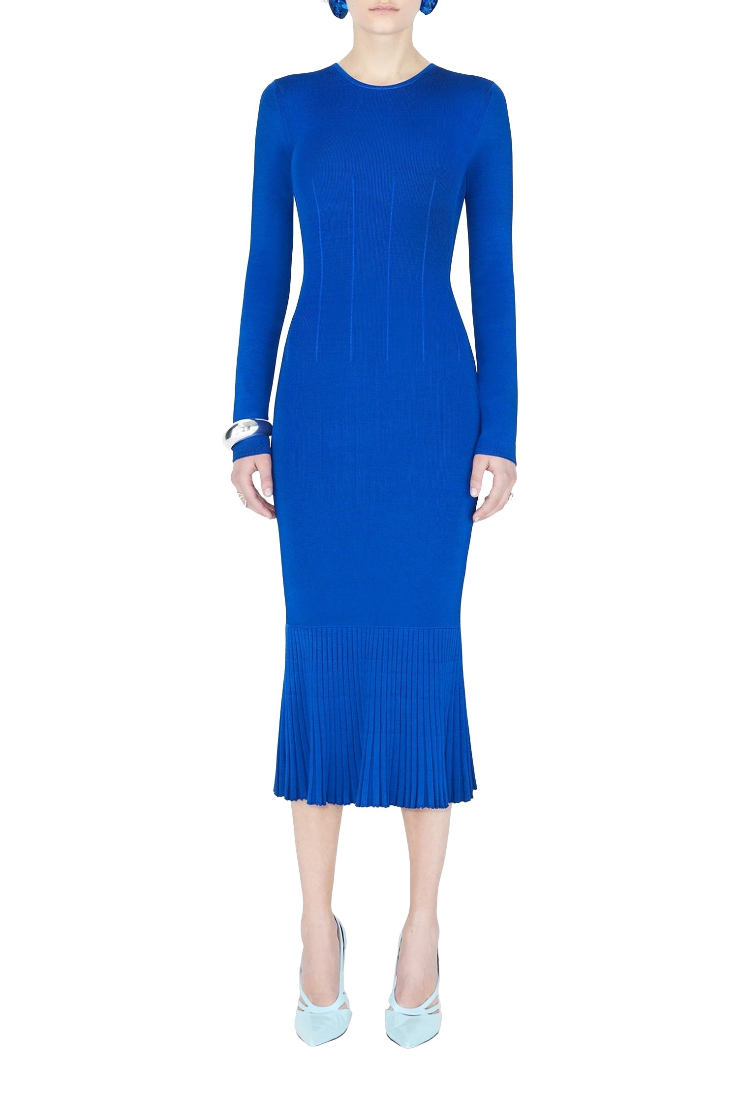 Robe Atalanta à col rond - Ocean