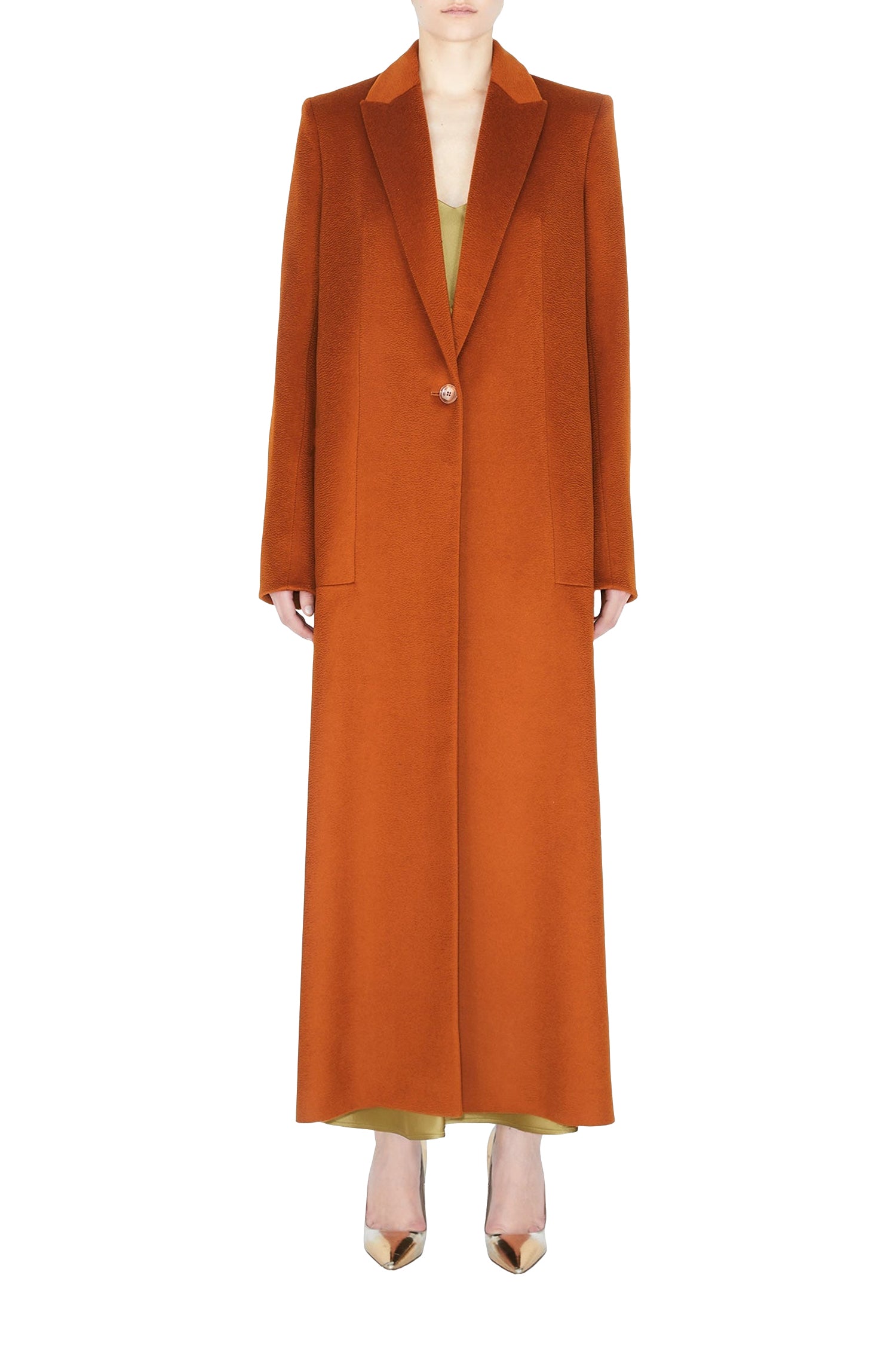 Manteau Boyfriend en laine - Brandy