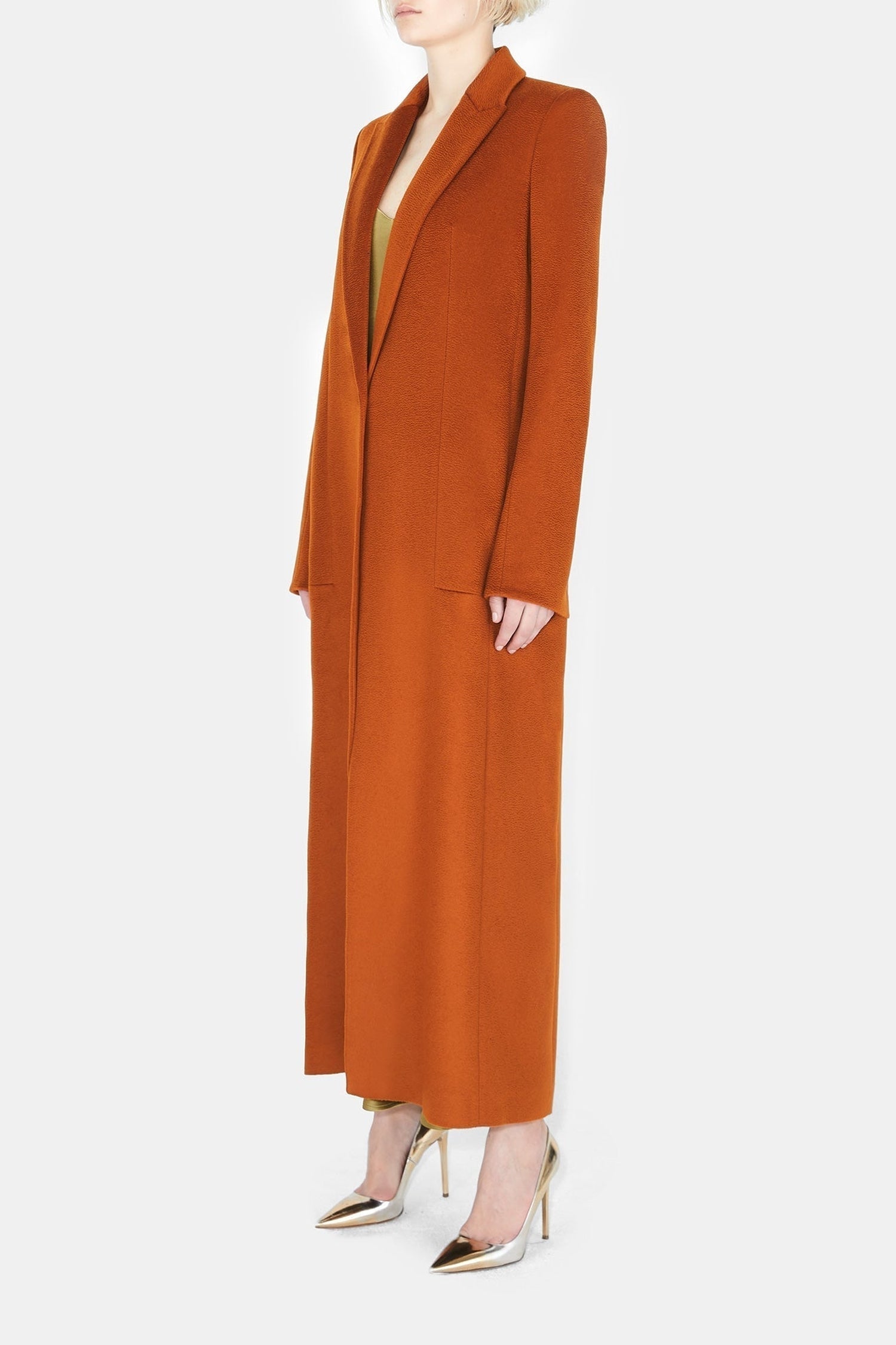 Manteau Boyfriend en laine - Brandy